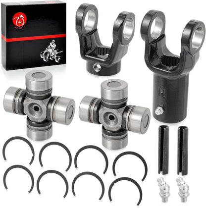 Front Drive Prop Shaft Yoke & U-Joint Kit for Polaris Scrambler 400 500 (1995–2002) - 3260133