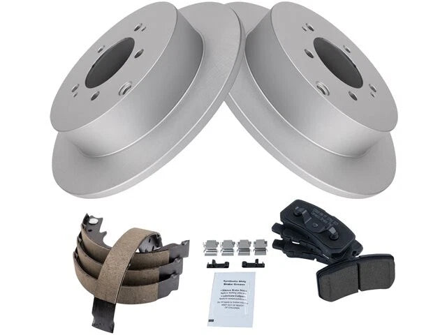 Brake Pad Rotor and Parking Brake Kit for Mitsubishi Lancer (2009–2014) 74136JXXQ