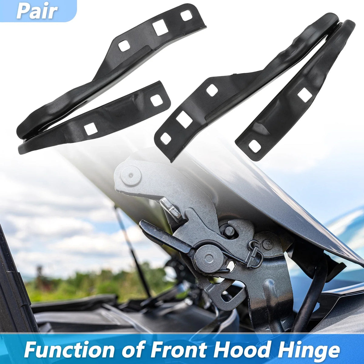 Front Hood Hinge for Chevy Colorado GMC Canyon (2015–2022) No. 23303047/23303048