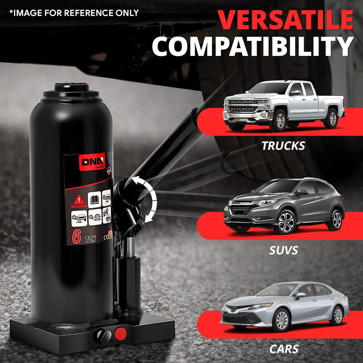 17'' Hydraulic Bottle Jack for Automotive Repair (6 Tons)
