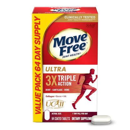 Move Free Ultra Triple Action Joint Support Supplement - 64 Count