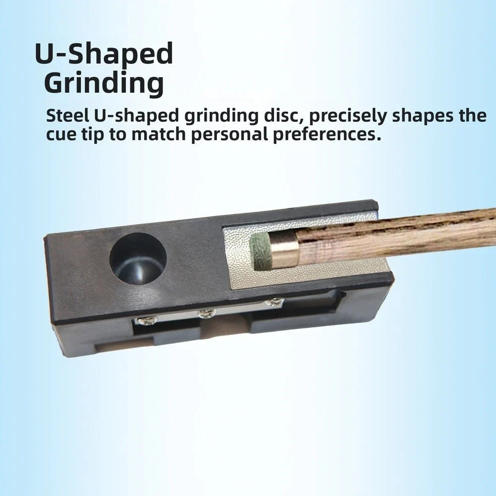 2X Billiard Cue Tip Tool for On-the-go Repair