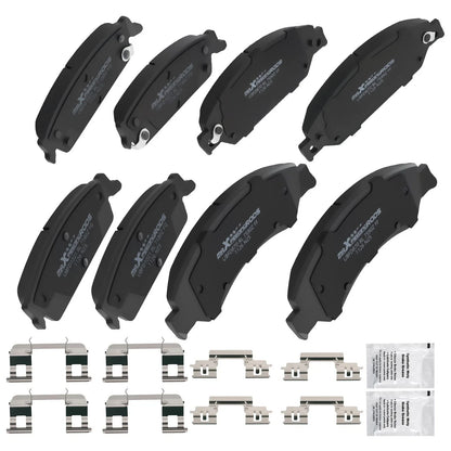8pcs Ceramic Brake Pads Set for Cadillac Escalade/GMC Sierra 1500 (2007–2020)