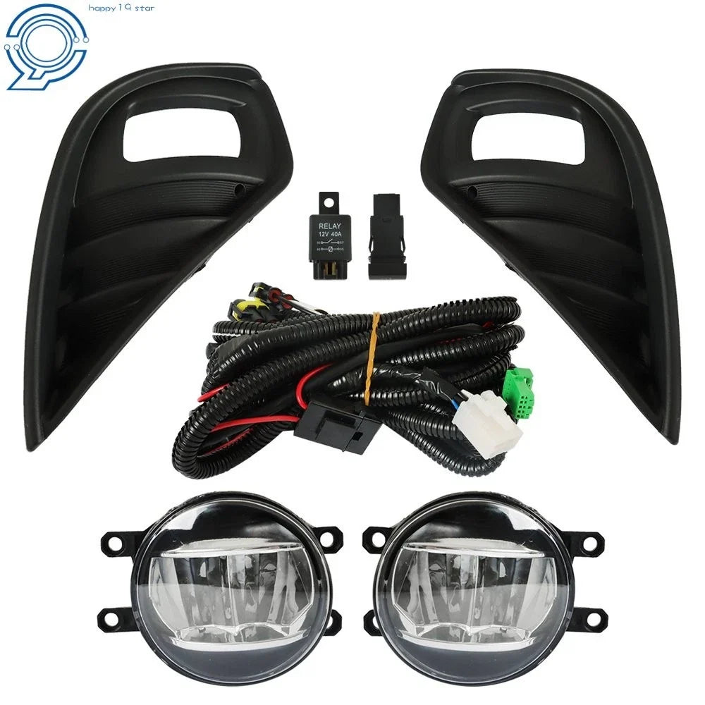 2X LED Fog Lights for Toyota Highlander (2020–2022) W/Switch Wires