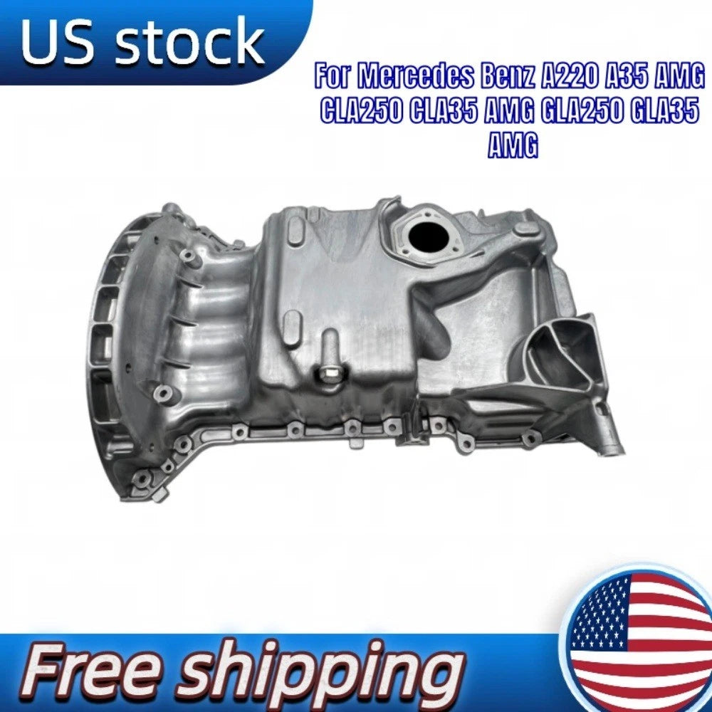 Engine Oil Pan for Mercedes Benz A220 A35 AMG CLA250 CLA35 AMG GLA250 GLA35 AMG (2600101200, A2600101200)