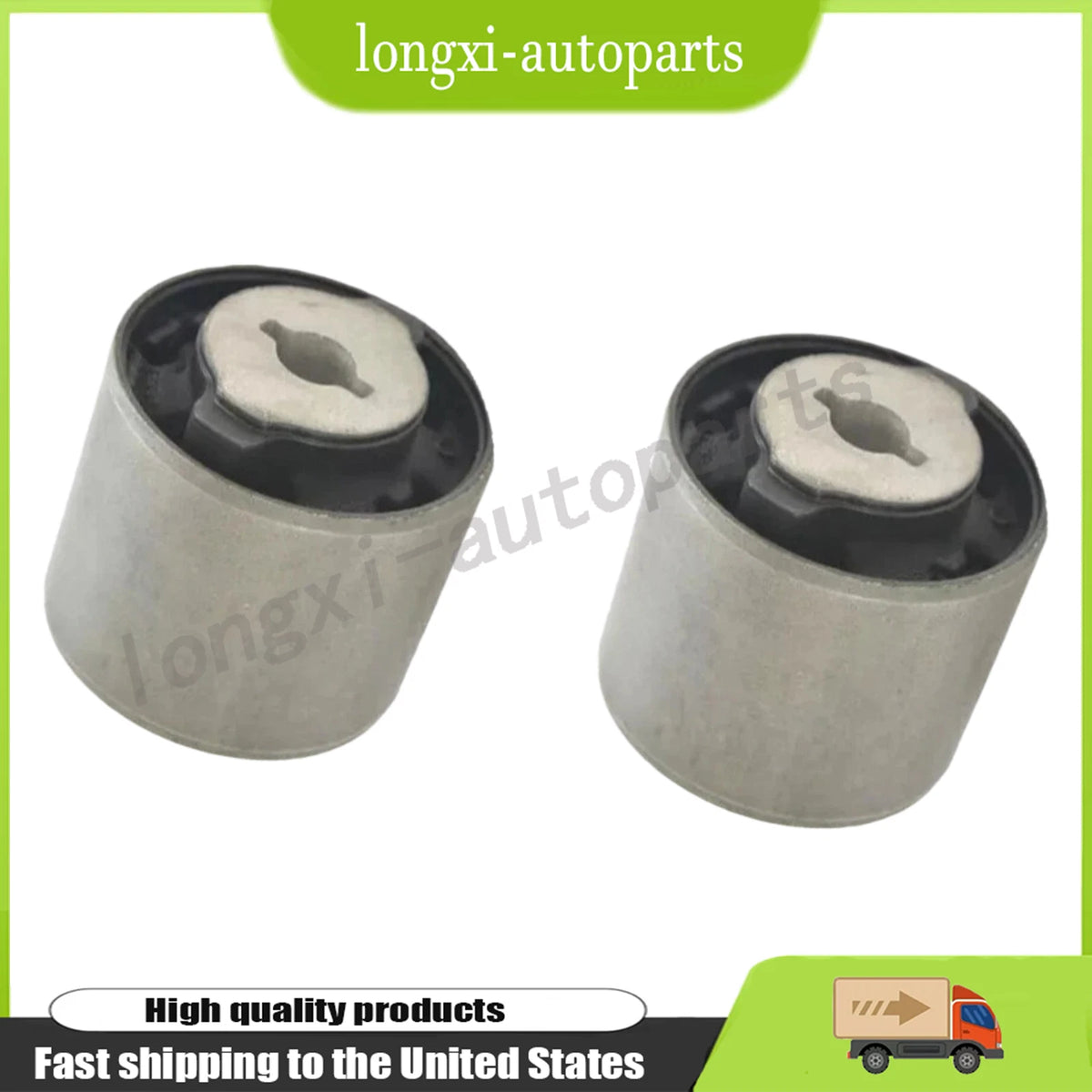 2X Rear Diff Mount Bush for Jeep Grand Cherokee WK (2011–2020) 68091398AA, 68091398AC, 68091398AB