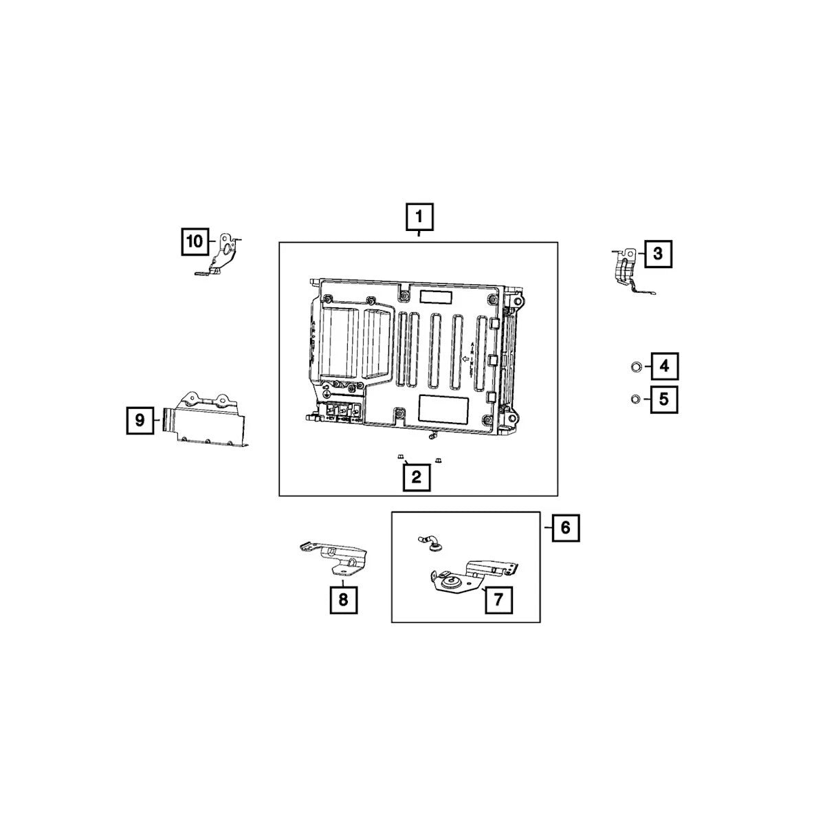 Battery Vent Tube for Ram 1500 (2019) - 68334705AB