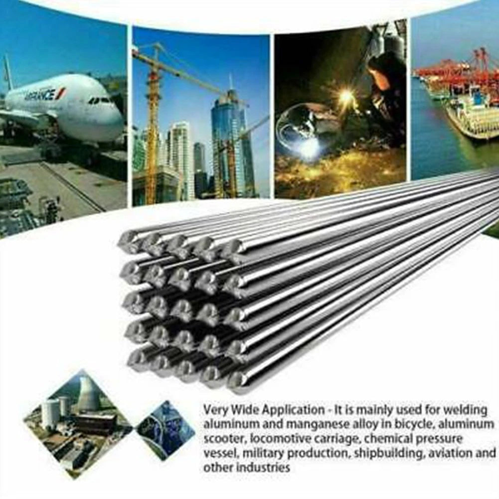 10X Easy Melt Welding Rods Low Temp Aluminum Wire 1.6mm x 330mm