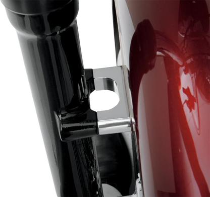 Hugger Front Fender Mounting Blocks for KLOCK WERKS (21" Wheels, Chrome)