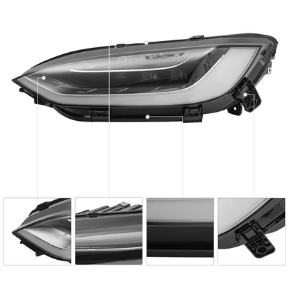 LED Headlight Assembly for Tesla Model X (2021–2024) 1800040-00-B, 1800040 00 B, 180004000B