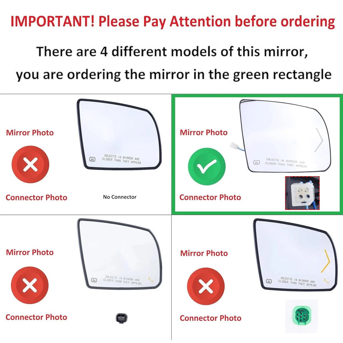 Heated Mirror Glass for Toyota Tundra Sequoia (2007–2020) 87903-0C032
