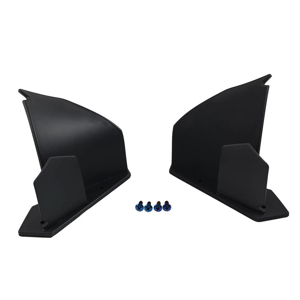 Matte Black Fixed Wing Spoiler Fairing Winglet Pair for BMW S1000RR (2009–2014)