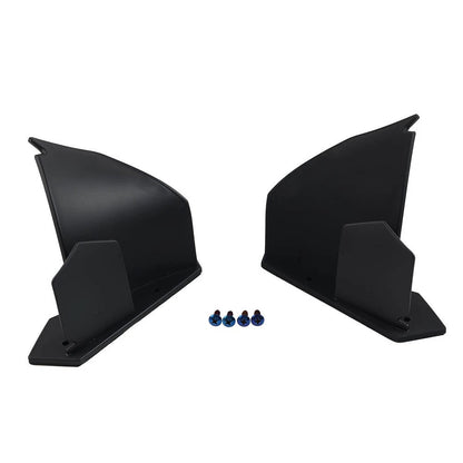 Matte Black Fixed Wing Spoiler Fairing Winglet Pair for BMW S1000RR (2009–2014)