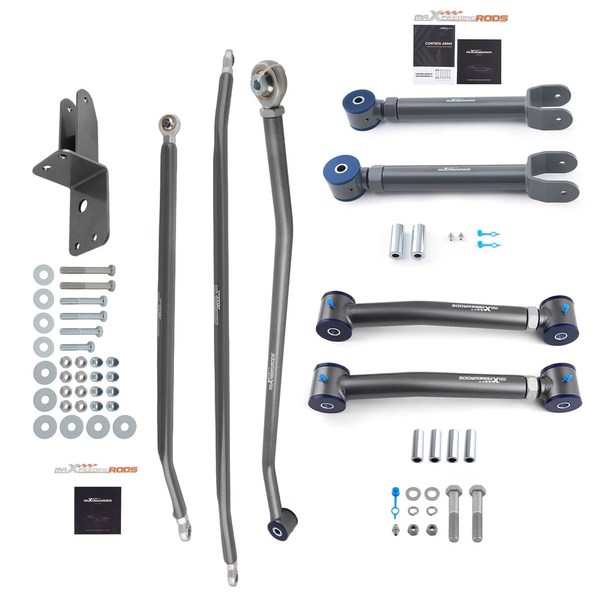 Set of 4 Adjustable Control Arms for Jeep Cherokee XJ (1984–2001) XJ2WR8