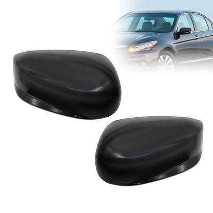 Gloss Black Left Rearview Mirror Cover Cap for Honda Accord (2008–2013) - Replacement