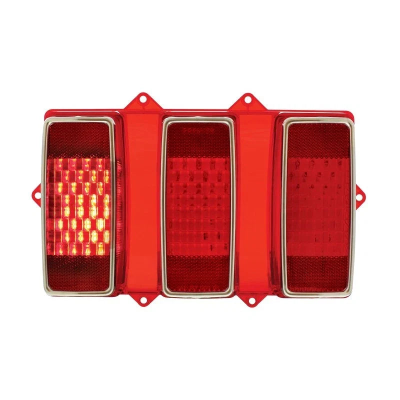 Sequential LED Tail Lights Pair for 1969 Ford Mustang Left Right (W/ Flasher)