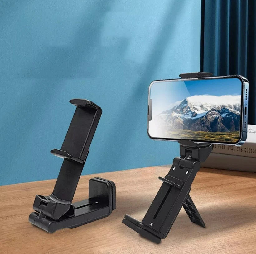 Universal Airplane Phone Mount Rotating Desk Holder Clamp 360°