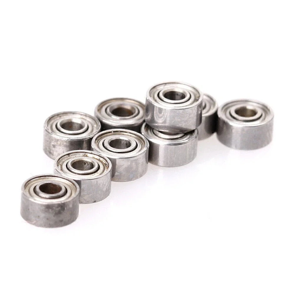 Set of 10 Miniature Ball Bearings 681XZZ 1.5x4x2mm for Spinner