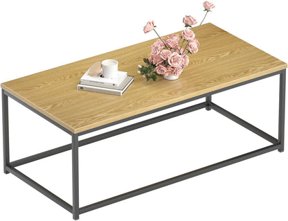 Wood Coffee Table for Living Room Dining Room (No Part Numbers)