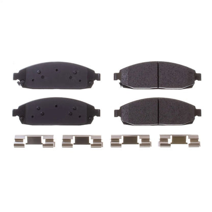 2X Powerstop Brake Pad Sets 17-1080 for Jeep Commander (2006–2010)