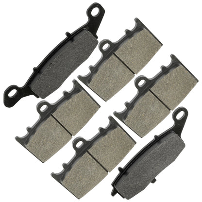 Set of 2 Front & Rear Brake Pads for Kawasaki Vulcan 2000 VN2000 (2007–2009) HU7524MP145LR