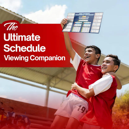 2X Extra Large Soccer Schedule Poster for World Cup 2026 (2026)