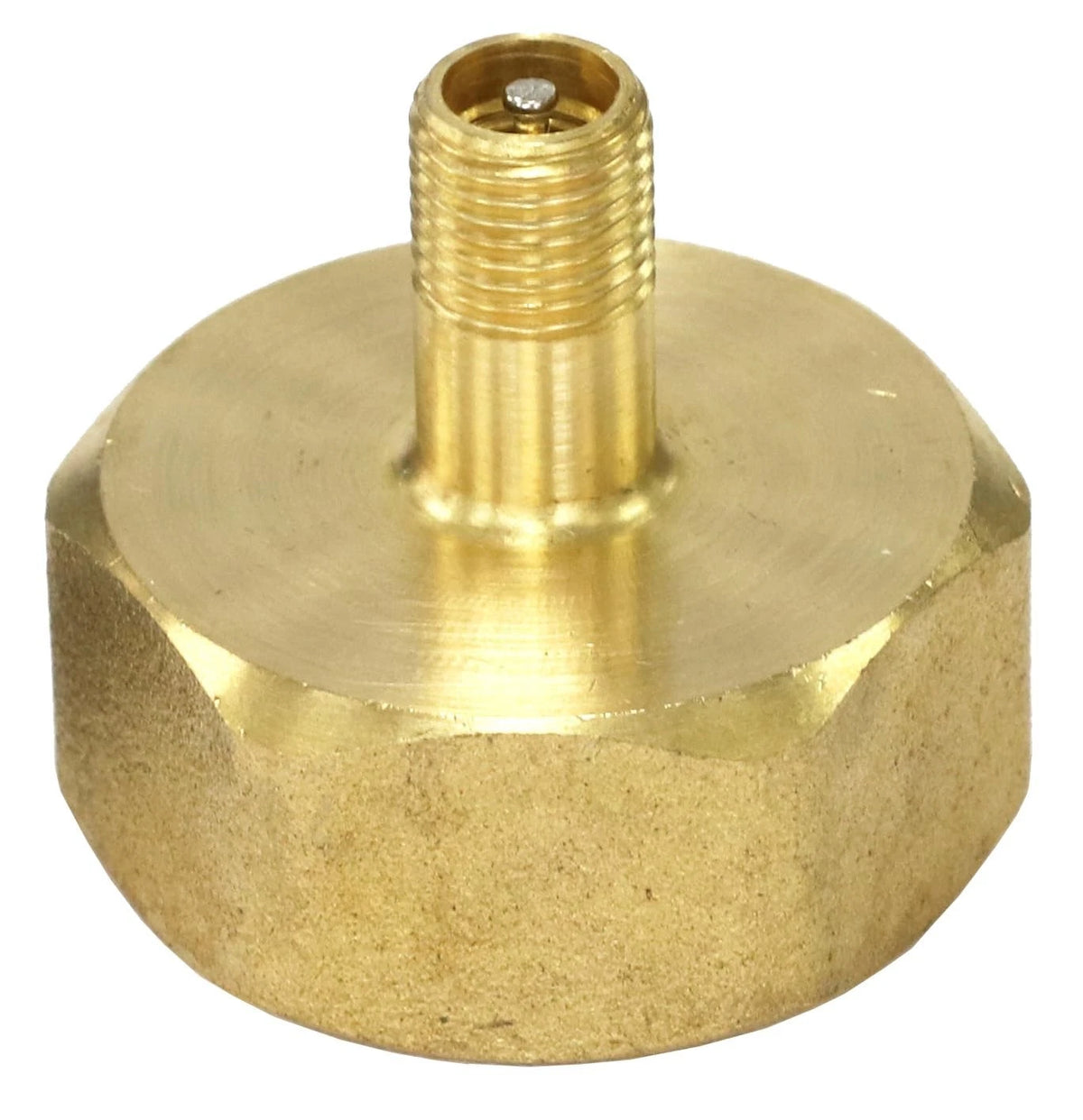 Tire Inflation Schrader Valve for Garden Hose 3/4 Inch, Brass
