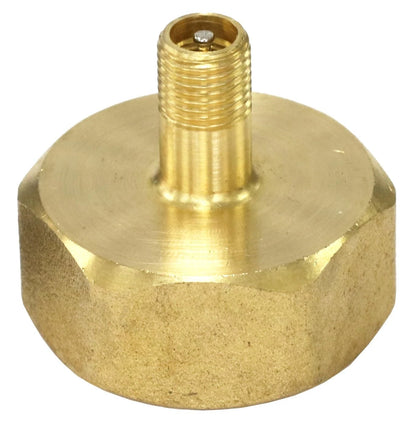 Tire Inflation Schrader Valve for Garden Hose 3/4 Inch, Brass