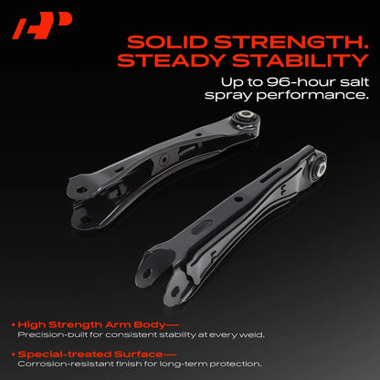 2X Rear Lower Control Arm for Hyundai Sonata (2015–2019) Kia Optima (2016–2020) 55250C2100, 55250D4700, 55250D5100, 55250D5200, 55250E6700