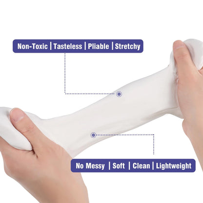 Foam Clay White 500g for Adult Modeling (Air Dry, Ultra-Light)