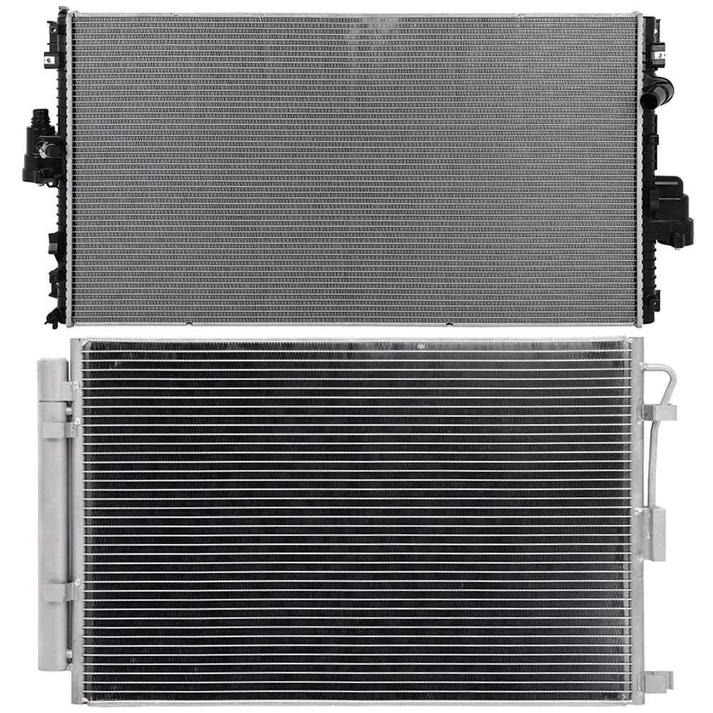 Aluminum Radiator & AC Condenser Cooling Kit for Kia Soul (2012–2013)