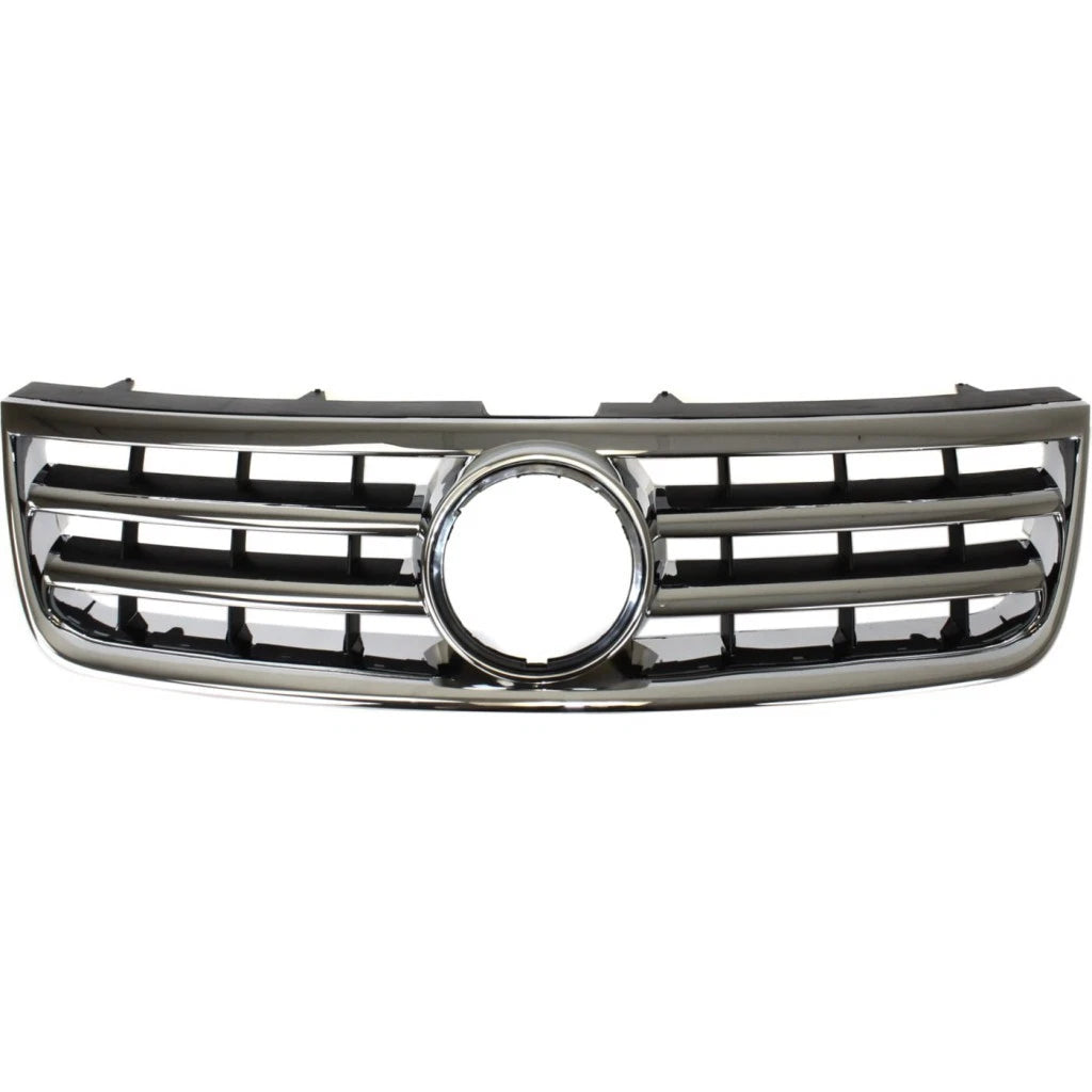 Grille Assembly for Volkswagen Touareg (2004–2007) Chrome Shell, CLX-M0-USA-REPV070118-CL360A70, VW1200143