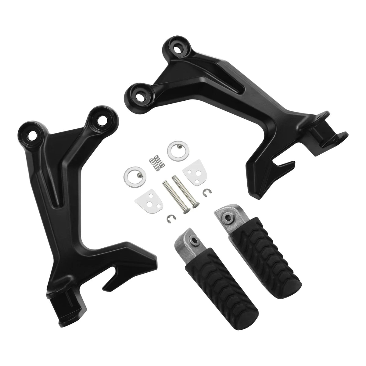 Rear Passenger Footrests Foot Peg Brackets for Kawasaki Ninja 650 Z650 (2017–2025)