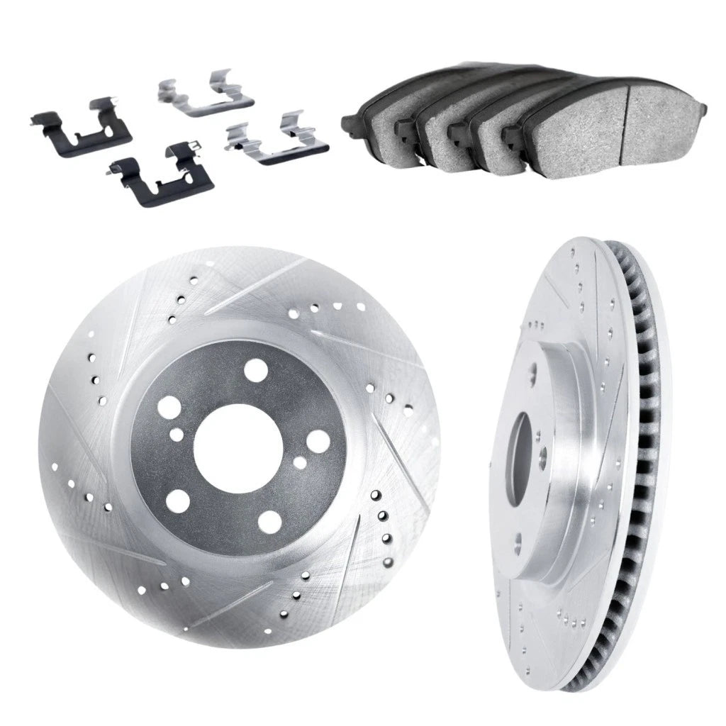 Brake Rotor Set for Volkswagen Jetta (2012–2018) ALX-PAU-DF-7512-74105-CLA3