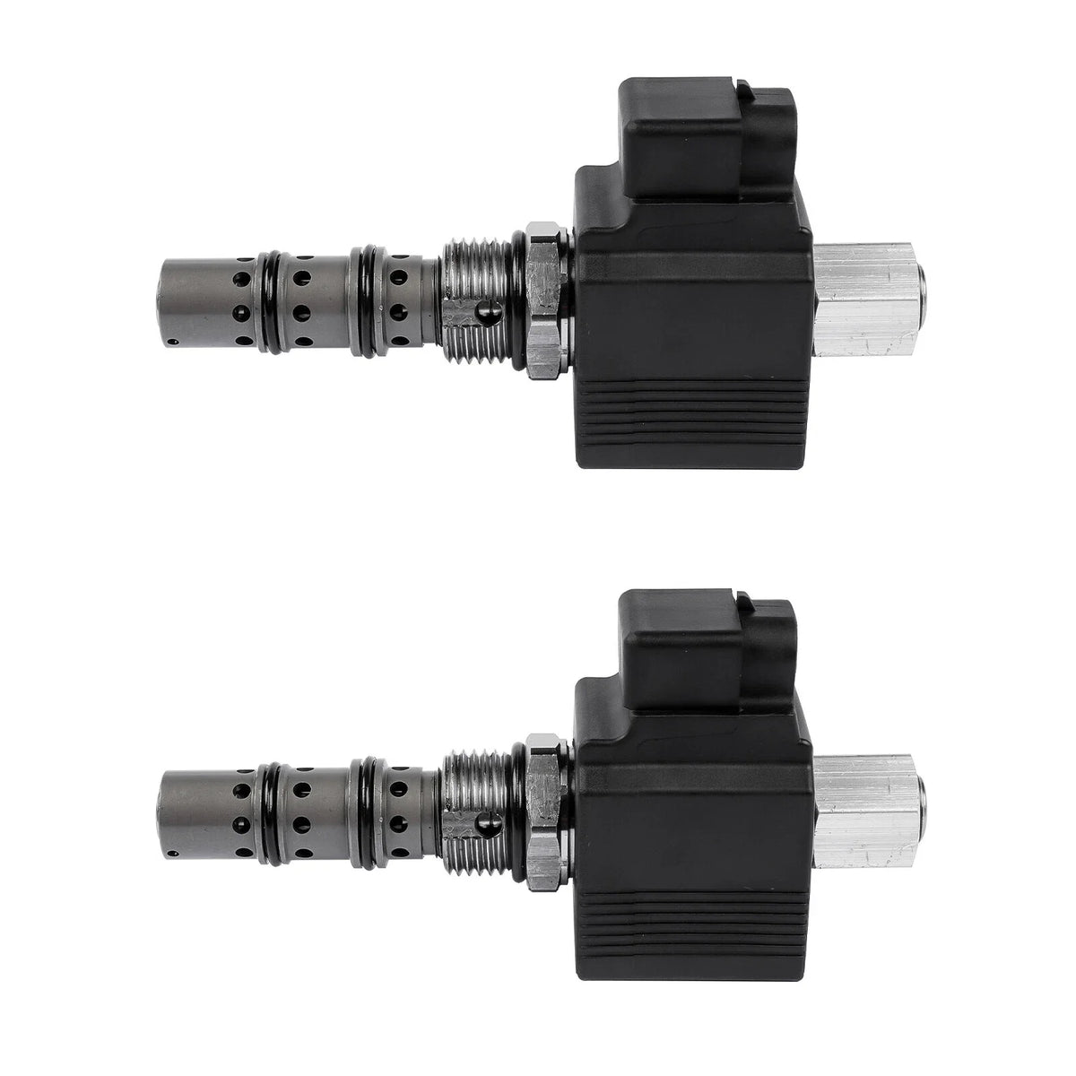 2X Solenoid Valve for John Deere 670C 672G 770C 772G 870D 872G