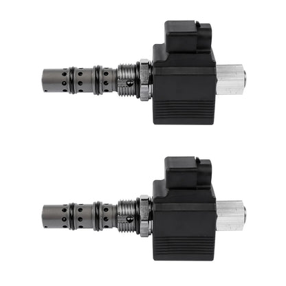 2X Solenoid Valve for John Deere 670C 672G 770C 772G 870D 872G