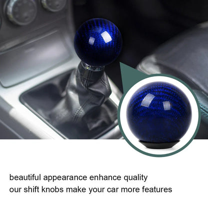 Carbon Fiber Manual Gear Shift Knob for Universal Fit (No Specific Year)