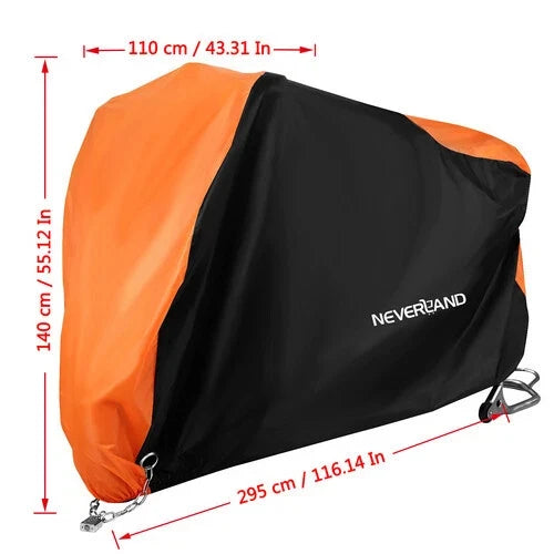 3XL Motorcycle Cover for Honda VTX1300C (2003–2009) Rain Dust Sun Snow Protector