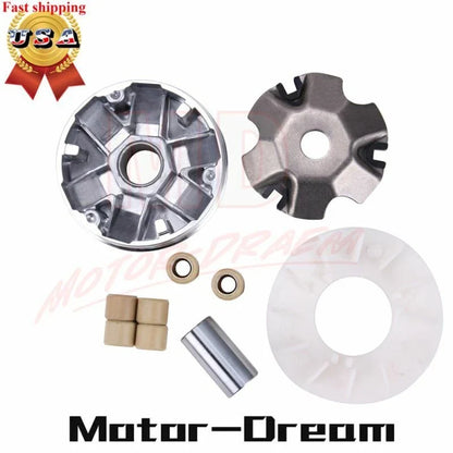 Clutch Variator for GY6 49cc 50cc Scooter Moped ATV Go Kart (49cc–50cc)