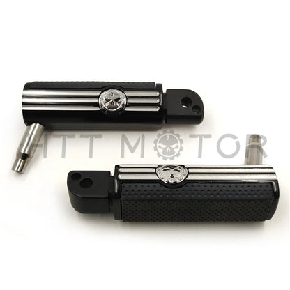 Defiance Footpegs for Harley Davidson Softail Fat Boy (2018–Present) Black Anodized