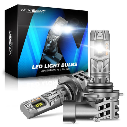 2X NOVSIGHT 9006 HB4 LED Headlight Bulbs for Low Beam (6500K, 90W, 20000LM)