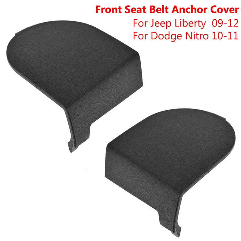 1 Pair of Seat Belt Anchor Cover Trim for Jeep Liberty (2009–2012)
