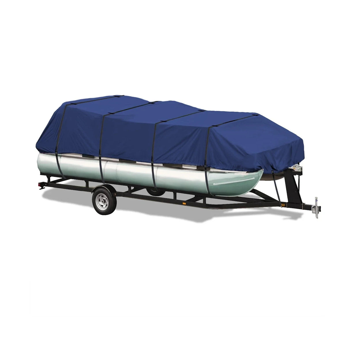 Pontoon Boat Storage Cover for 25' - 28' (Heavy Duty, Grey)