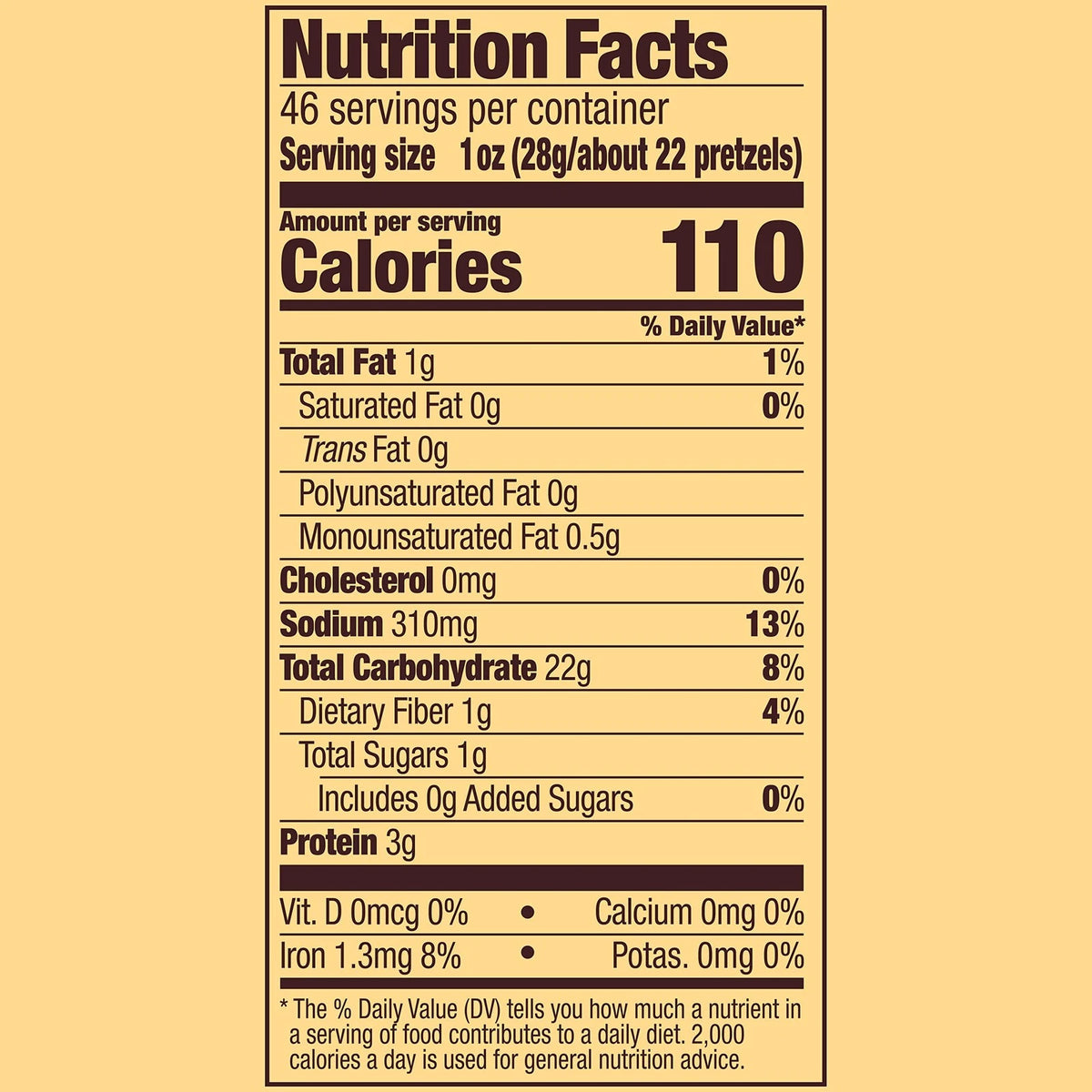 Snyder's Pretzel Snaps 46 Oz Canister (Pack 1)
