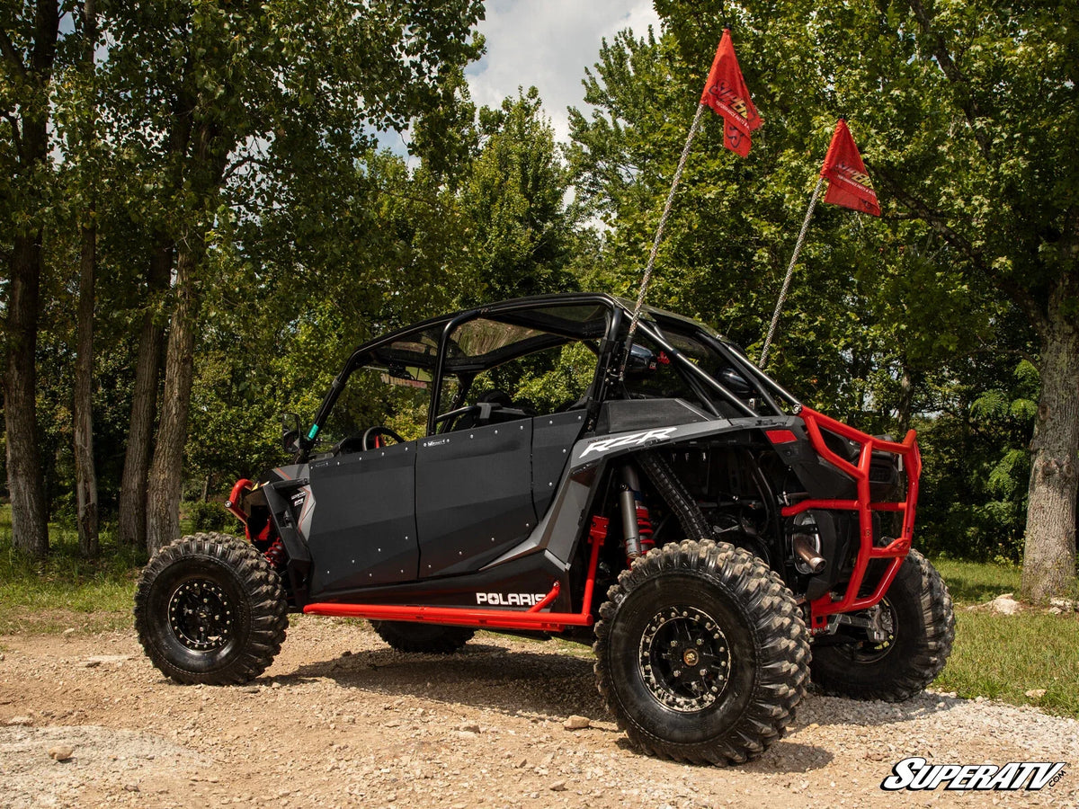 SuperATV Aluminum Doors for Polaris RZR XP 4 Turbo (2014–2023)