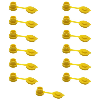 Set of 13 Yellow Vent Caps for Gas Can Fuel Jug