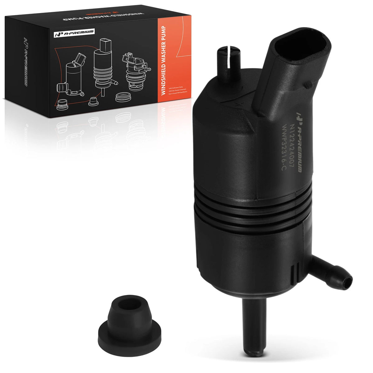 Windshield Washer Pump for GMC Chevy Buick (385232316A, 385-232316A)
