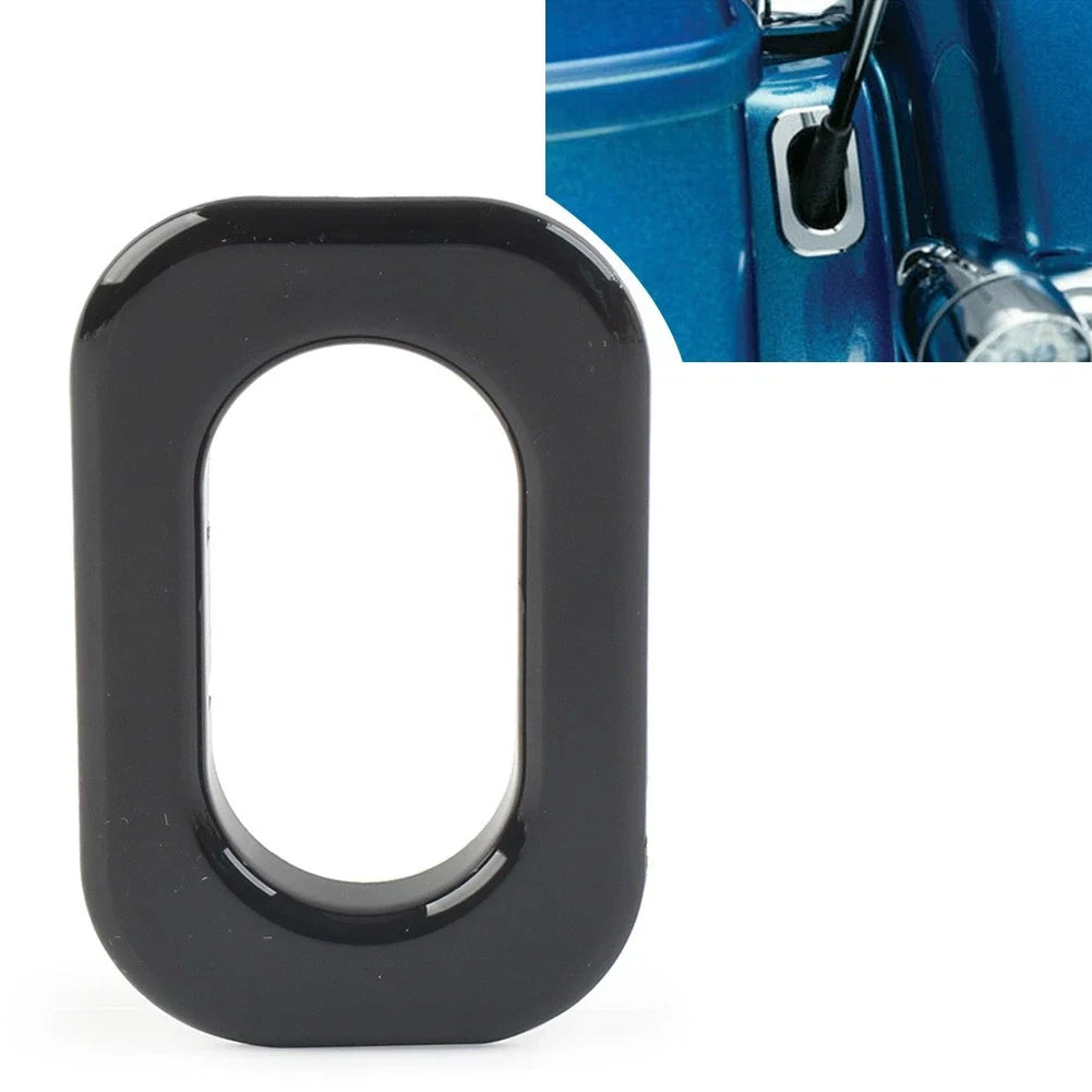 Antenna Hole Accent Cover for Harley Street Glide, Road King (2014–2023) Black