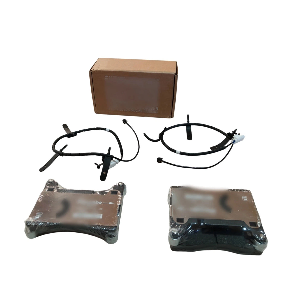 Set of 2 Brake Pads & Sensor for Aston Martin DB11 (HY53-2C562-BC, HY53-2D009-AC)