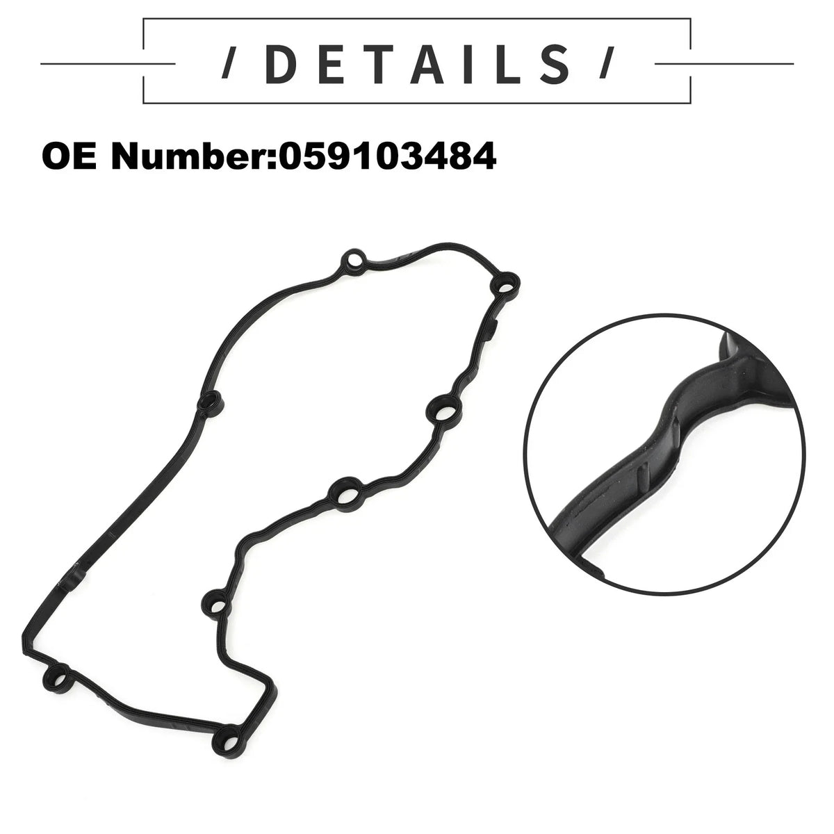 Valve Cover Gasket No. 059103484 for Audi A4 A5 (2009–2016)